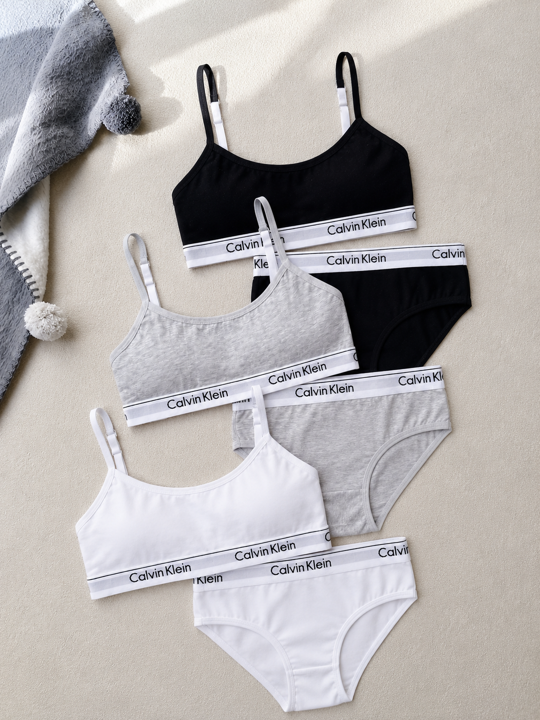 CK shorts and bra {set of 3}, code 721