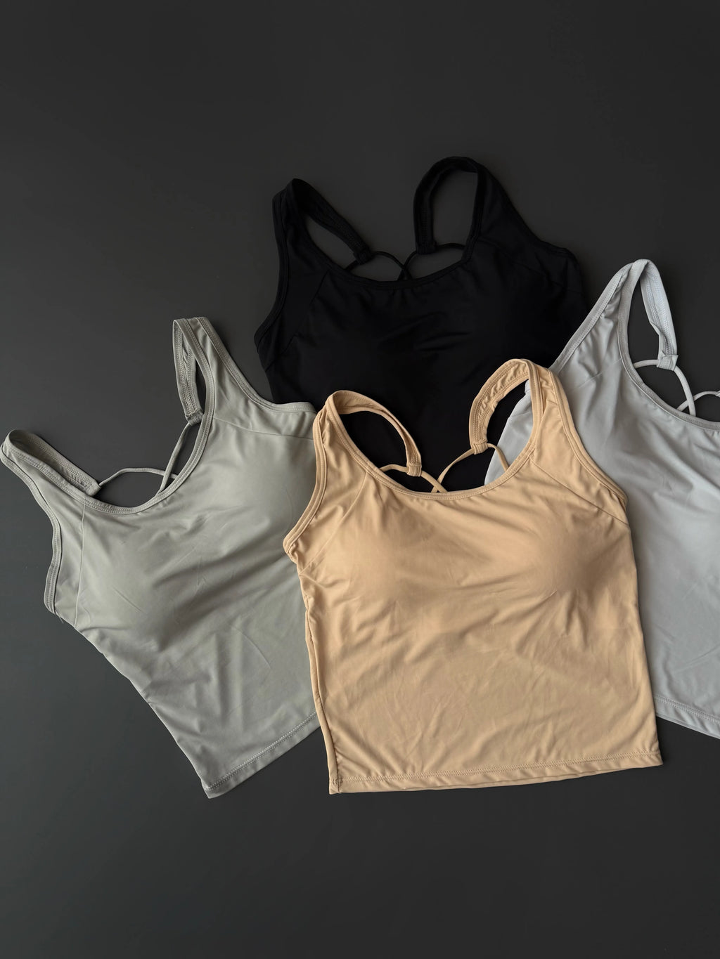 Women’s Soft Comfort Padded Cami Top – Pack of 3