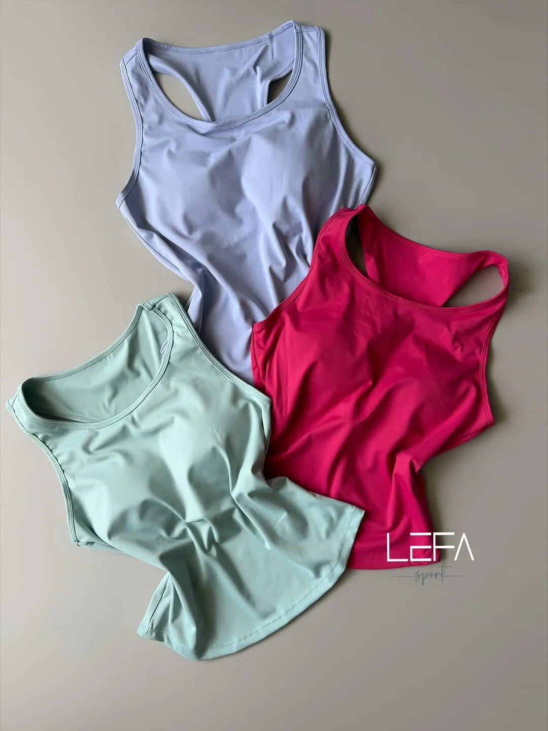 Women’s Padded Sports Tank Top – Pack of 3