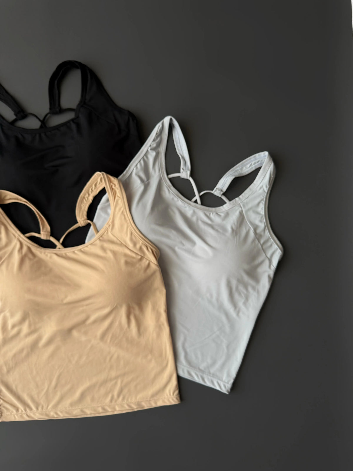 Women’s Soft Comfort Padded Cami Top – Pack of 3