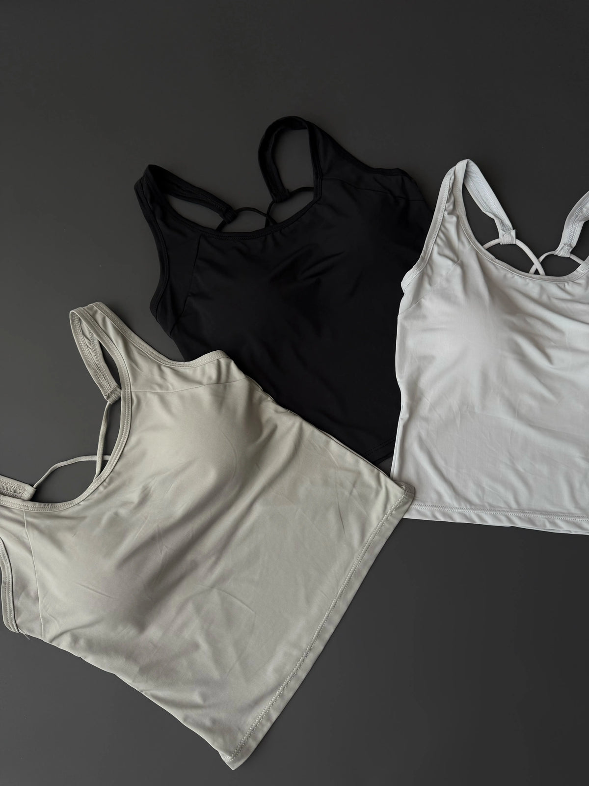Women’s Soft Comfort Padded Cami Top – Pack of 3