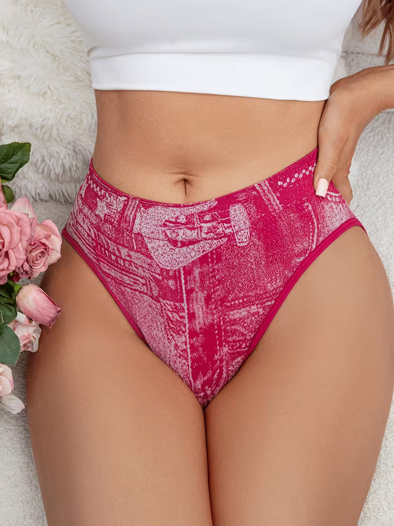 Low-Waist Seamless Fashion Sporty Casual Women's Briefs