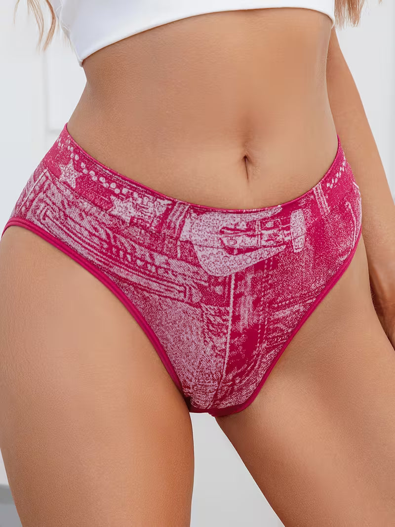 Low-Waist Seamless Fashion Sporty Casual Women's Briefs