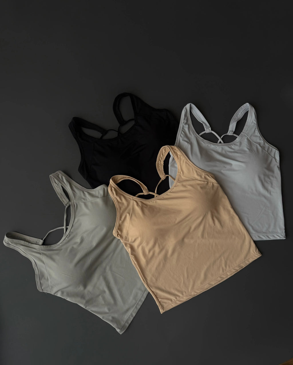 Women’s Soft Comfort Padded Cami Top – Pack of 3