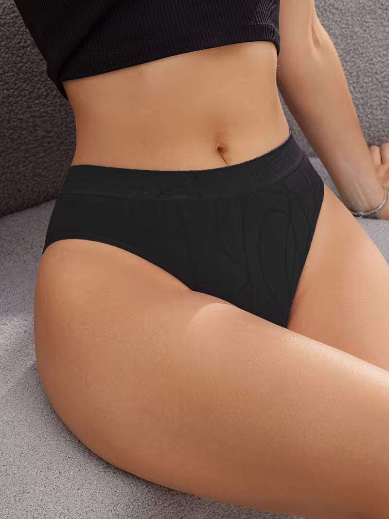 Women's Mid-Rise Briefs in Various Colors - Soft Blend, Comfortable Stretch Fit