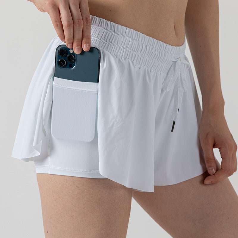 Women’s 2-in-1 Running Shorts with Phone Pocket – Pack of 3