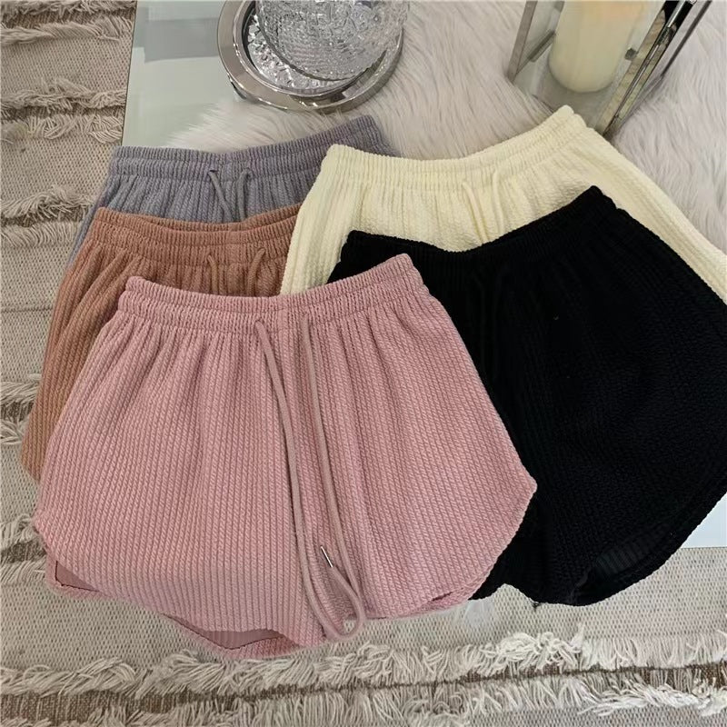 Women’s Waffle Lounge & Casual Shorts – Pack of 3