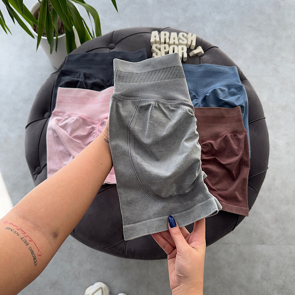 SculptFlex Women's Seamless Butt-Lifting Shorts – Pack of 3