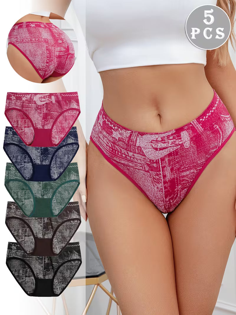 Low-Waist Seamless Fashion Sporty Casual Women's Briefs