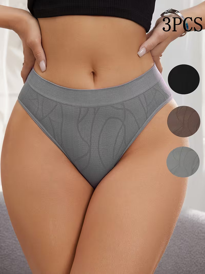 Women's Mid-Rise Briefs in Various Colors - Soft Blend, Comfortable Stretch Fit