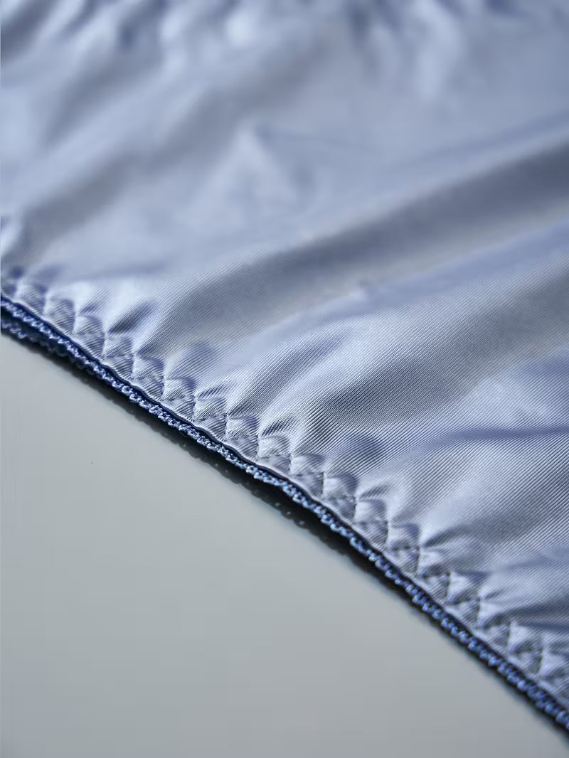 Women'S Satin Lace Panties Paired with Delicate Lace Trim