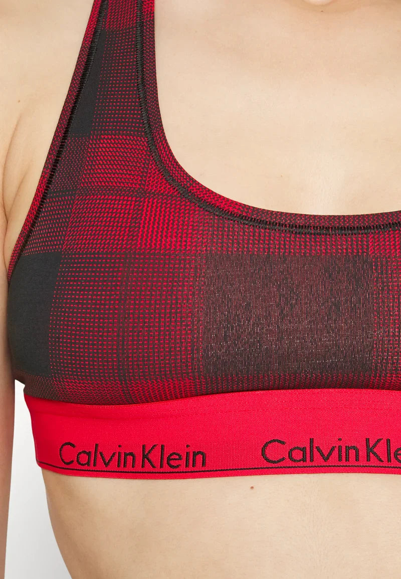 Calvin Klein Underwear UNLINED BRALETTE THONG SET MODERN COTTON {Pack of 3}