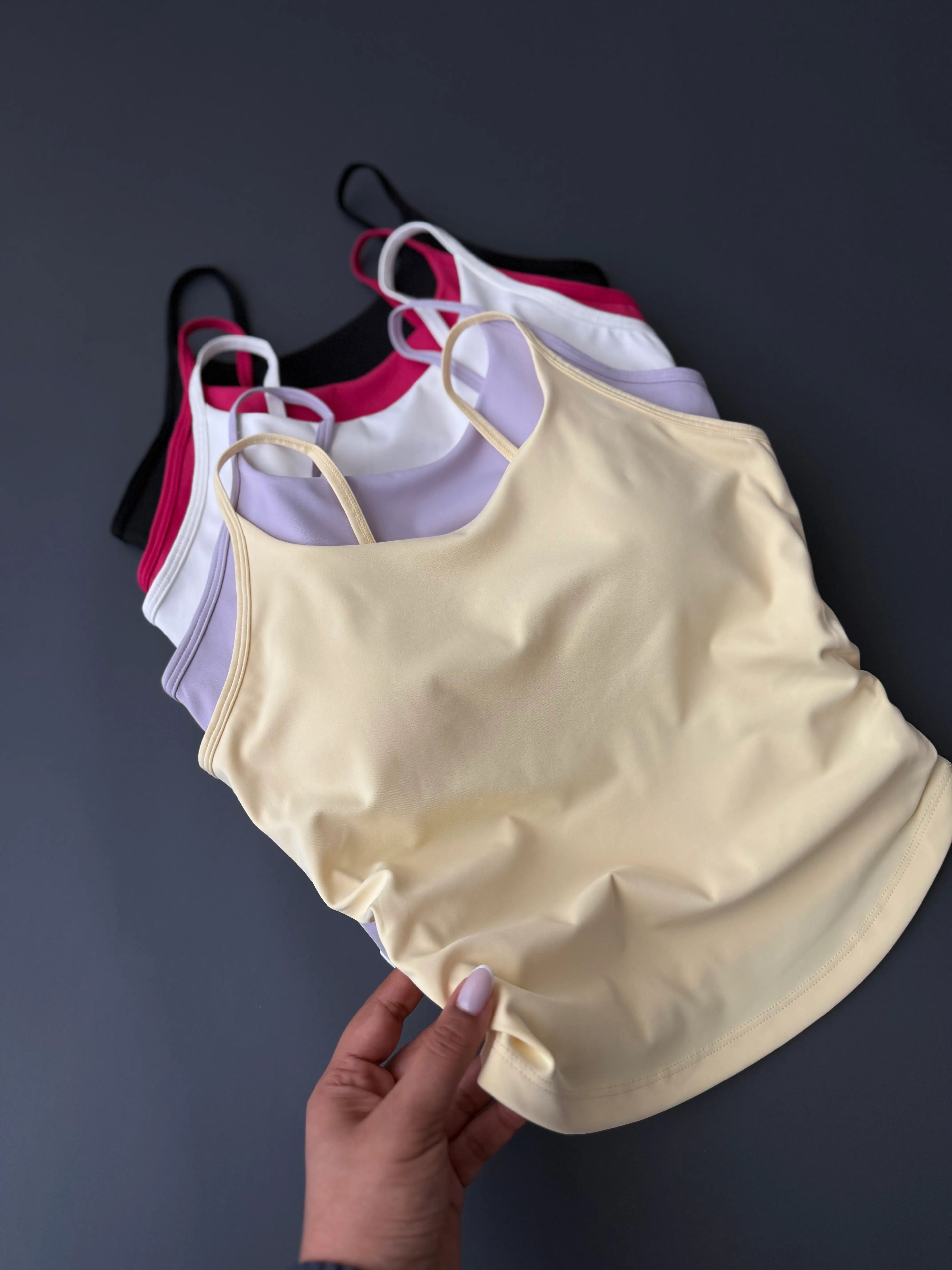 Women’s Seamless Padded Cami Top – Pack of 3