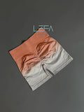 Women’s Seamless Gradient Scrunch Workout Shorts