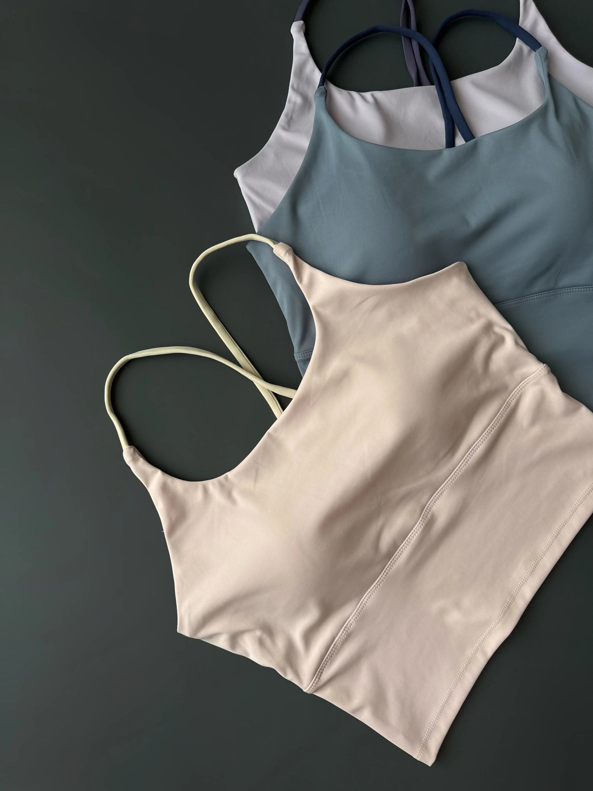 Women’s Seamless Padded Cami Bra Top – Pack of 3