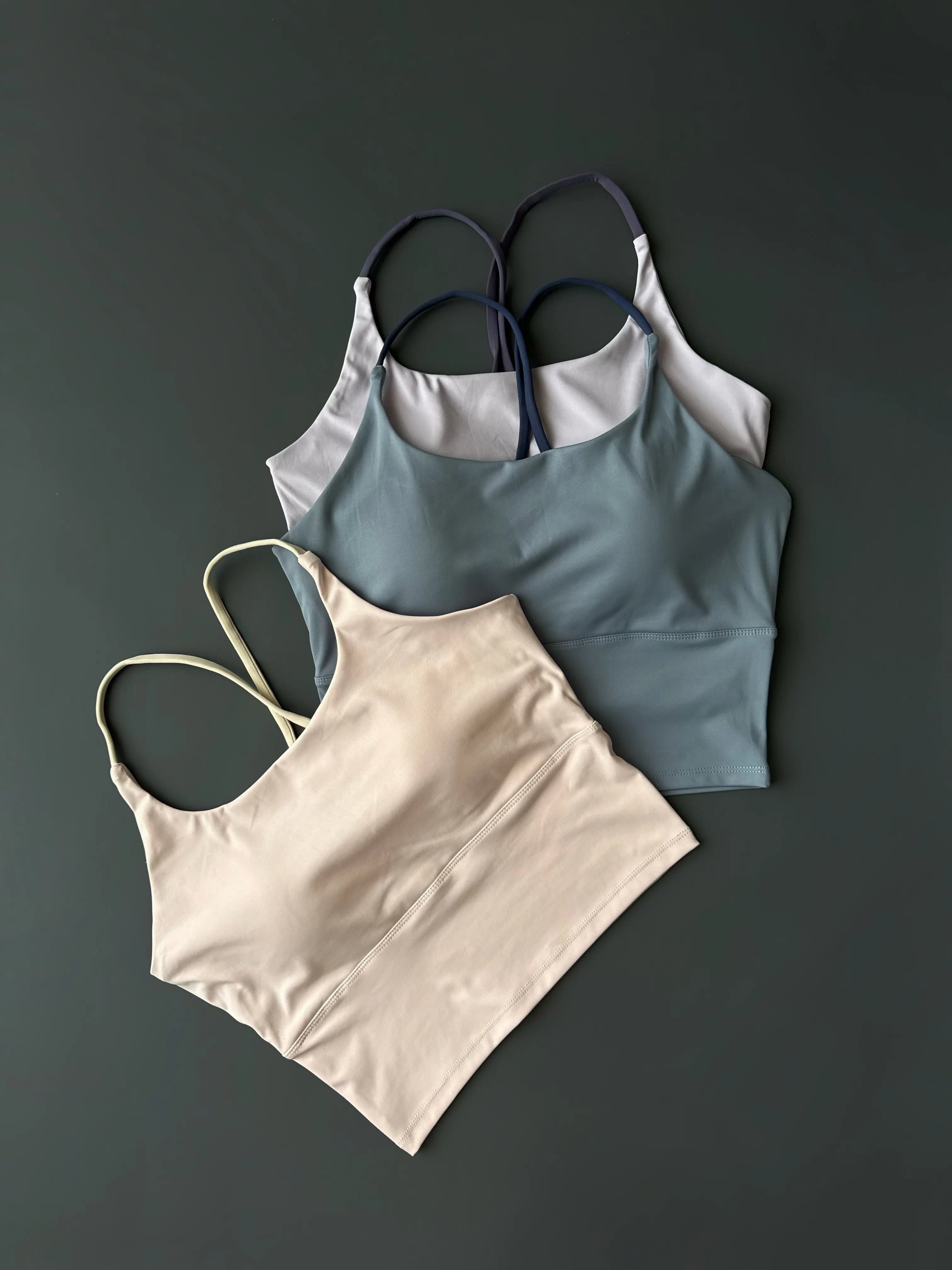 Women’s Seamless Padded Cami Bra Top – Pack of 3
