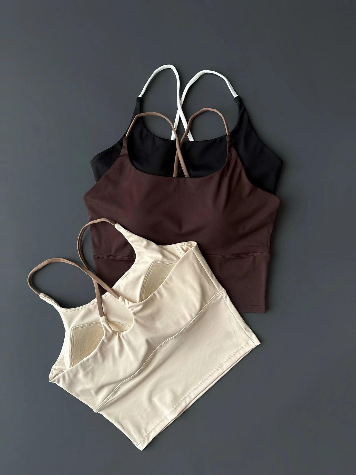 Women’s Seamless Padded Cami Bra Top – Pack of 3