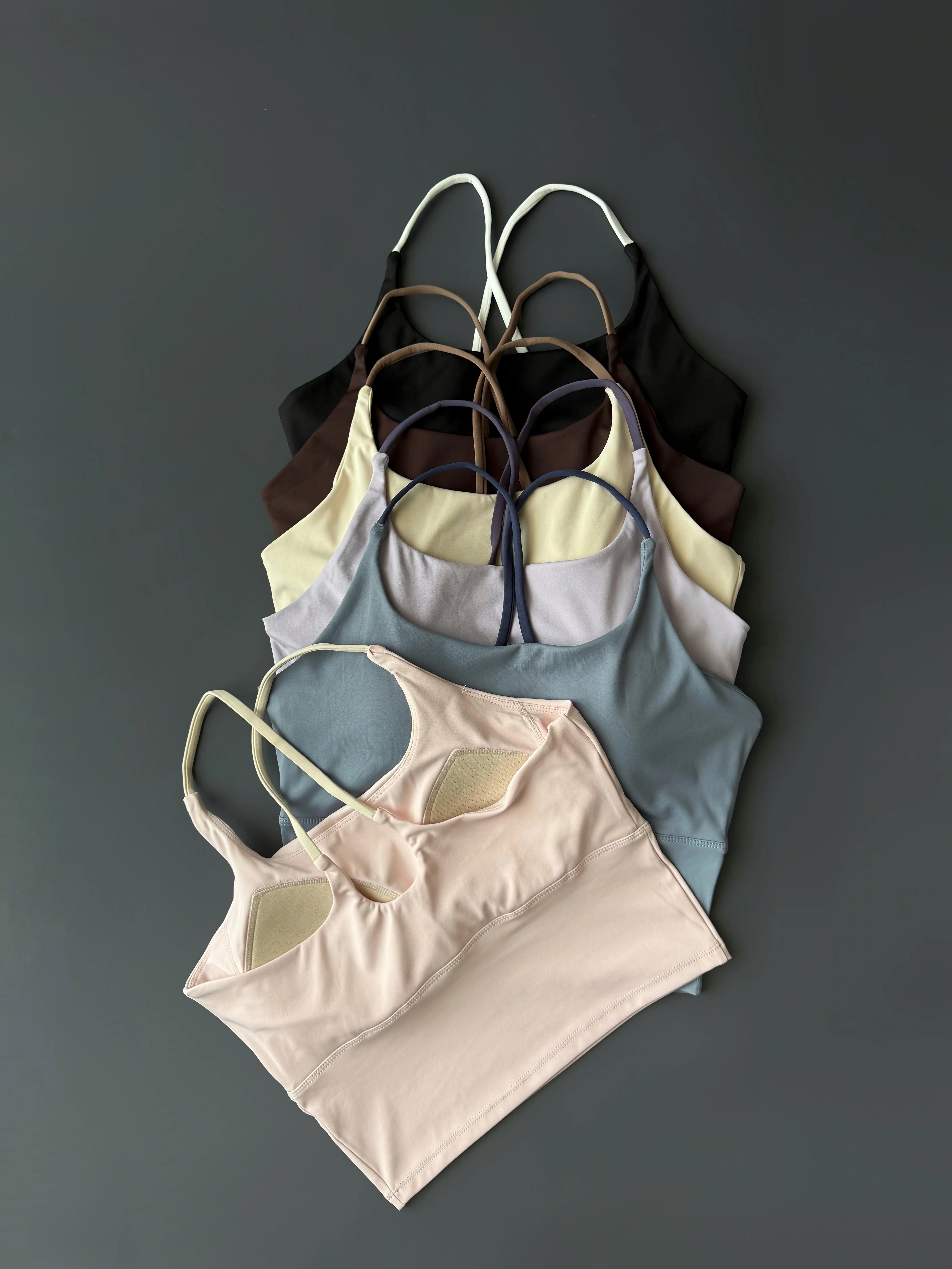 Women’s Seamless Padded Cami Bra Top – Pack of 3