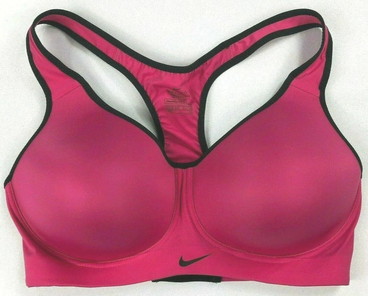 nike pink, white bra