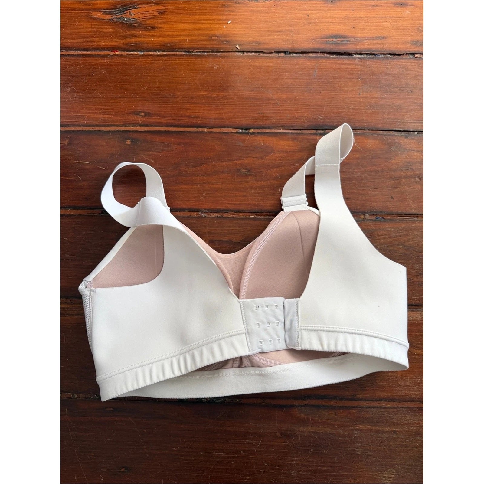 nike pink, white bra