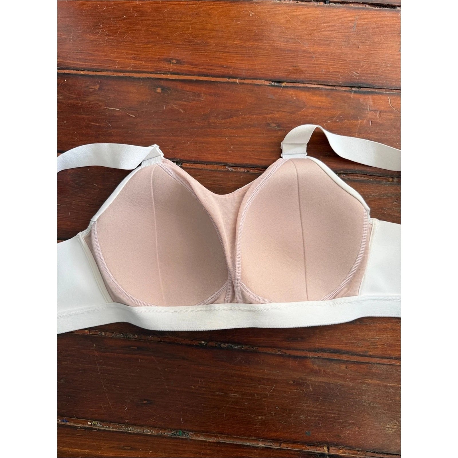 nike pink, white bra
