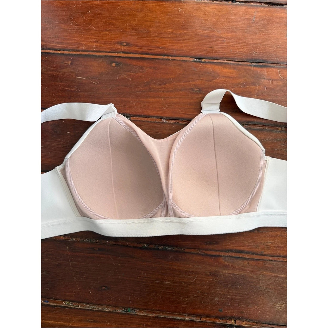 nike pink, white bra